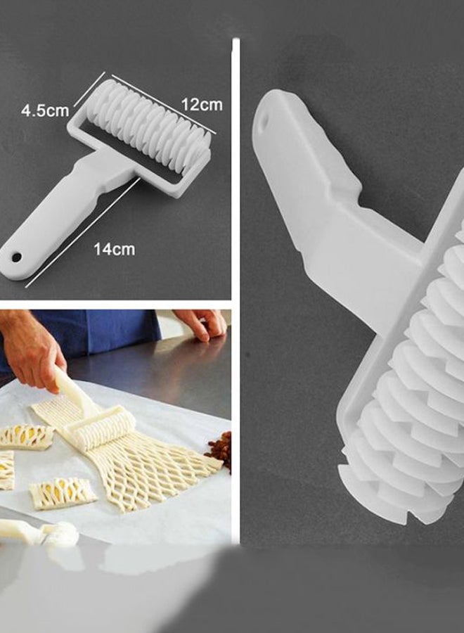 Beauenty Lattice Shaped Dough Cutter White 14x4.5x12cm - Image 4
