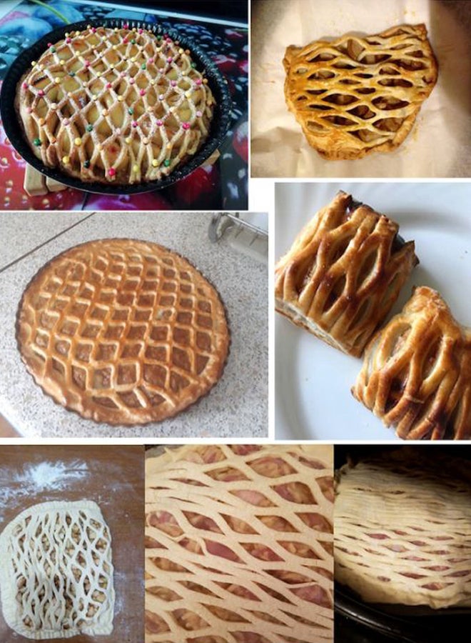 Beauenty Lattice Shaped Dough Cutter White 14x4.5x12cm - Image 5