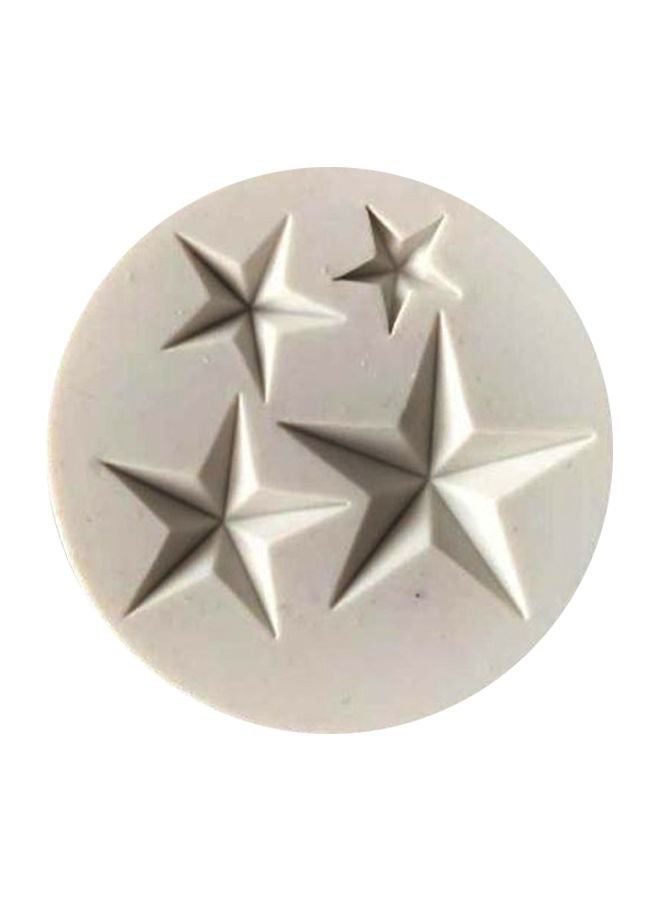 Beauenty Star Shaped Mould White 8.2cm
