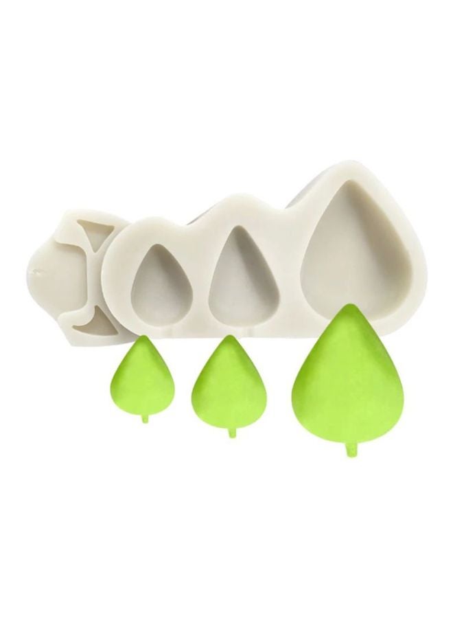 Beauenty Flower Petal Shaped Mould White 9.7x4.3cm - Image 2