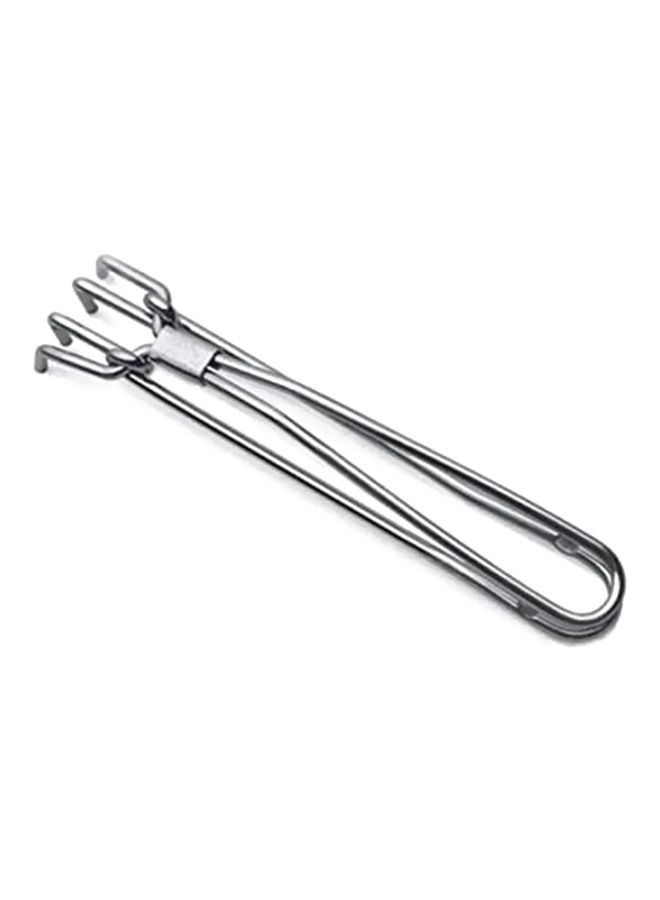 DELCASA Stainless Steel Tong Silver 20cm 