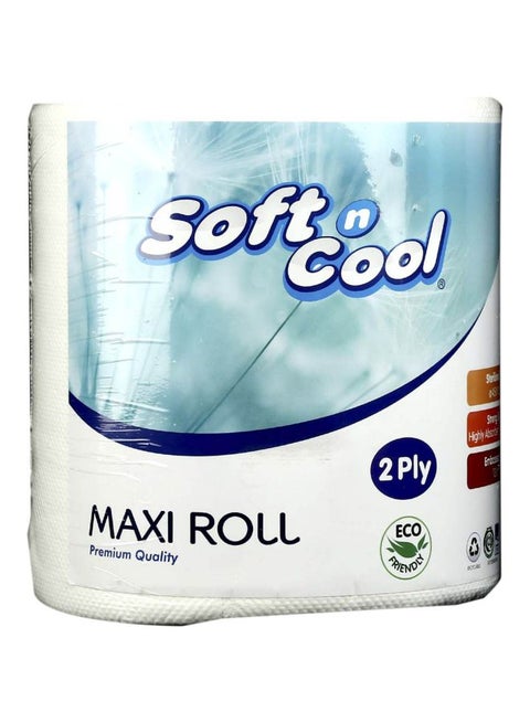 Soft n Cool Maxi Roll 2 Ply White