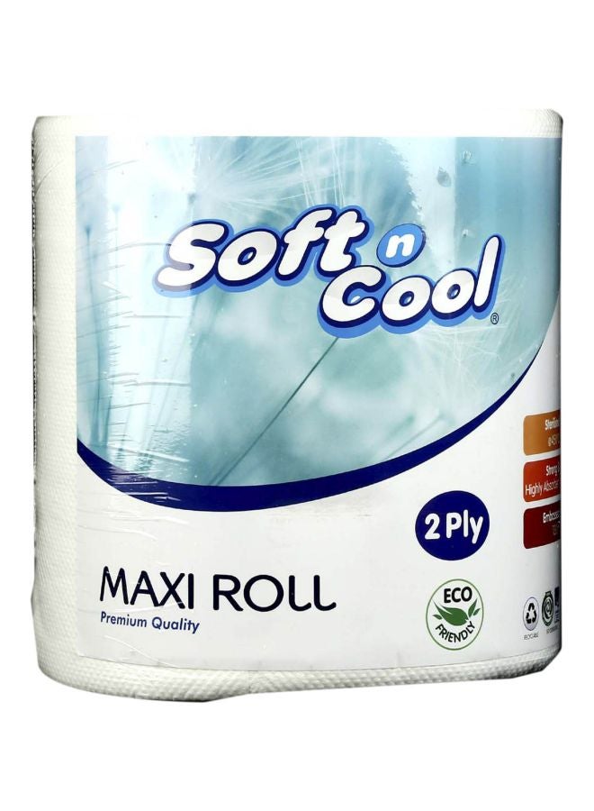 Hotpack Soft n Cool Maxi Roll 2 Ply White  - Image 1