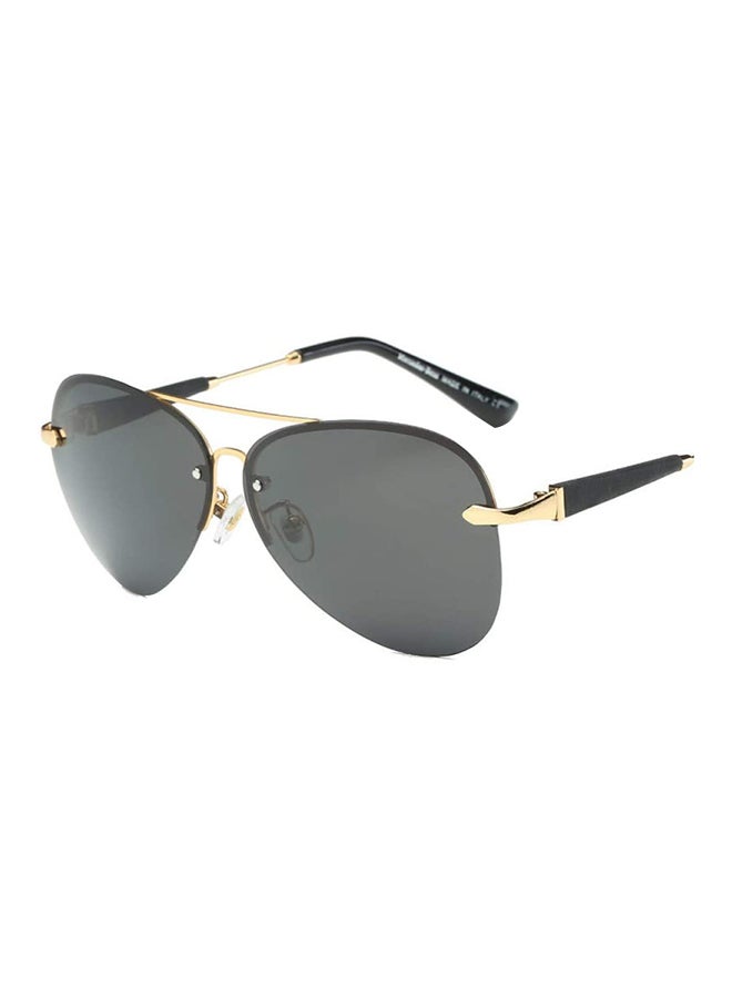 Men's Nalanda Retro Polarized Aviator Sunglasses - Lens Size: 52 mm - Image 1