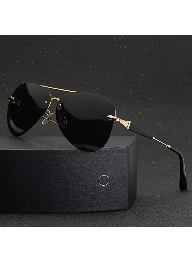 Men's Nalanda Retro Polarized Aviator Sunglasses - Lens Size: 52 mm - Image 2