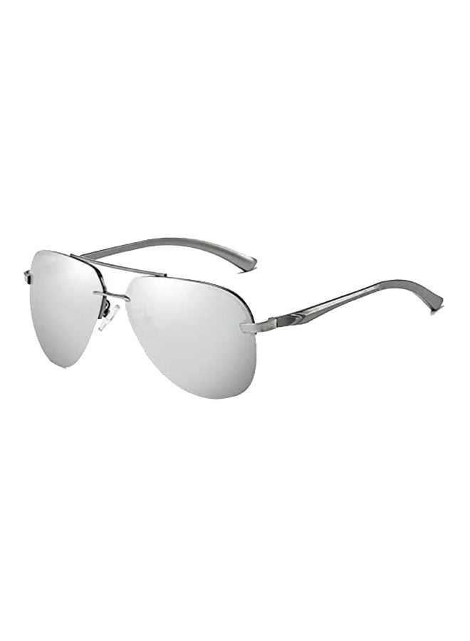 Nalanda Classic Polarized Aviator Sunglasses - Lens Size: 61 mm - Image 1