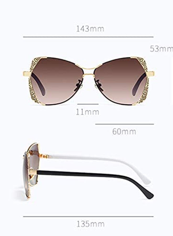 Women's Nalanda Classic Polarized Aviator Sunglasses - Lens Size: 60 mm - Image 4