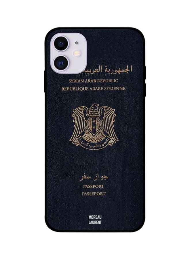 Moreau Laurent Protective Case Cover For Apple iPhone 11 Syria Passport