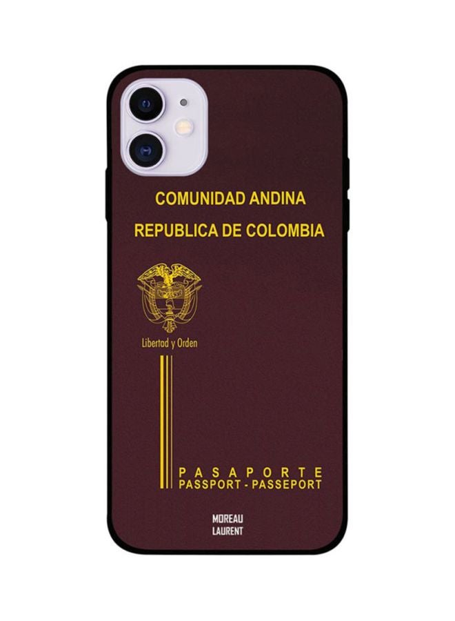 Moreau Laurent - Protective Case Cover For Apple iPhone 11 Colombia Passport - Image 1