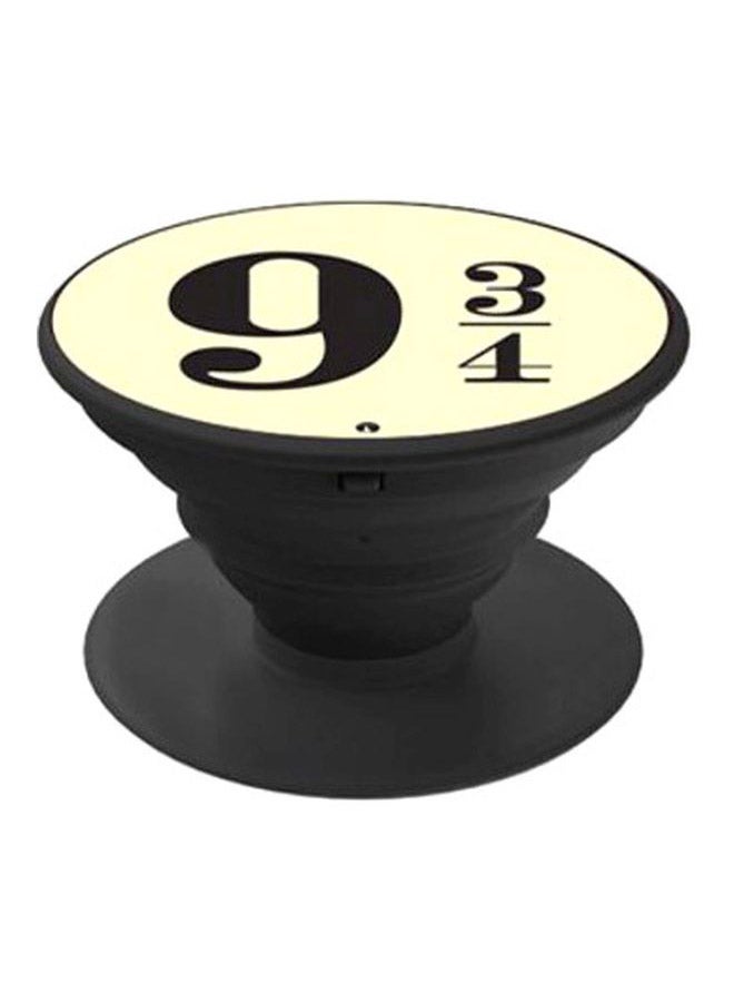 بي بي حامل بمسكة يتمدد وقابل للطي - مكتوب عليه Harry Potter بيج / أسود - Image 1