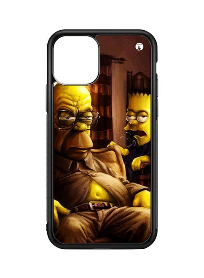 غطاء حماية واق لهاتف أبل آيفون 11 نمط مسلسل الرسوم المتحركة "The Simpsons"