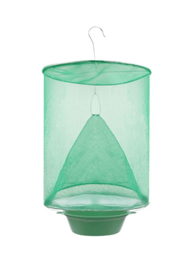 Generic - Fly Catcher Foldable Hanging Fly Trap Insect Bug Cage Mesh Net Trap Catching Capturing Mosquito for Ranch Farm Park Garden Outdoor Place Green 24.0x24.0x7.0cm - Image 1
