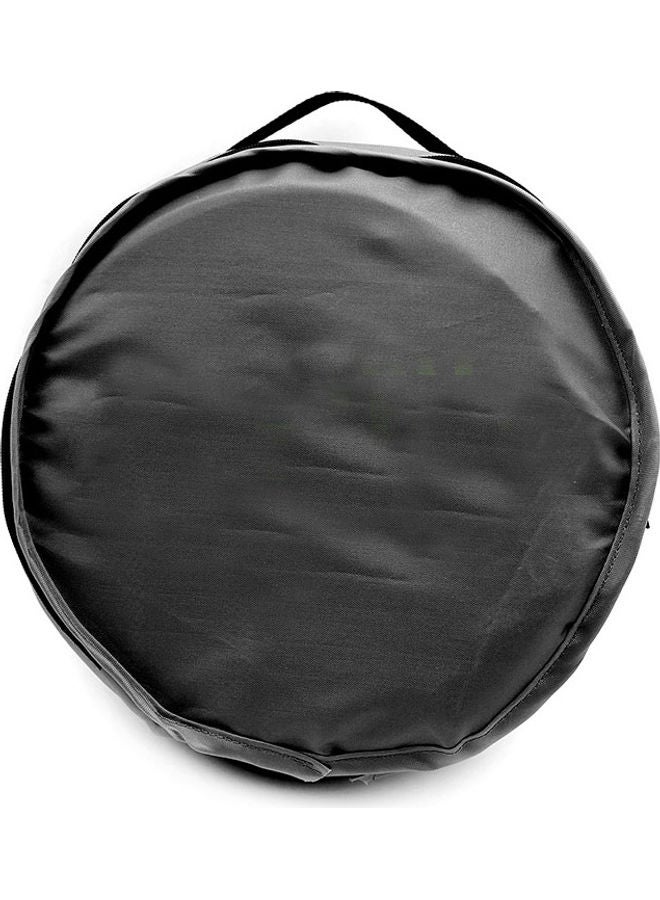 4 Layers Hanging Basket Folding Drying Rack Herb Dry Net Opening Shape Dryer Bag Black 22.0x22.0x4.0cm  - Image 4