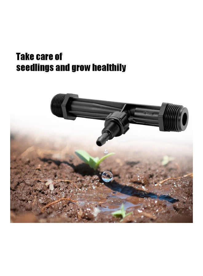 3/4 Venturi Ejector Air Water Mixed Injector Agriculture and Industrial Accessories black 22.0x12.0x6.0cm