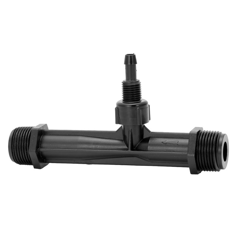 3/4 Venturi Ejector Air Water Mixed Injector Agriculture and Industrial Accessories black 22.0x12.0x6.0cm