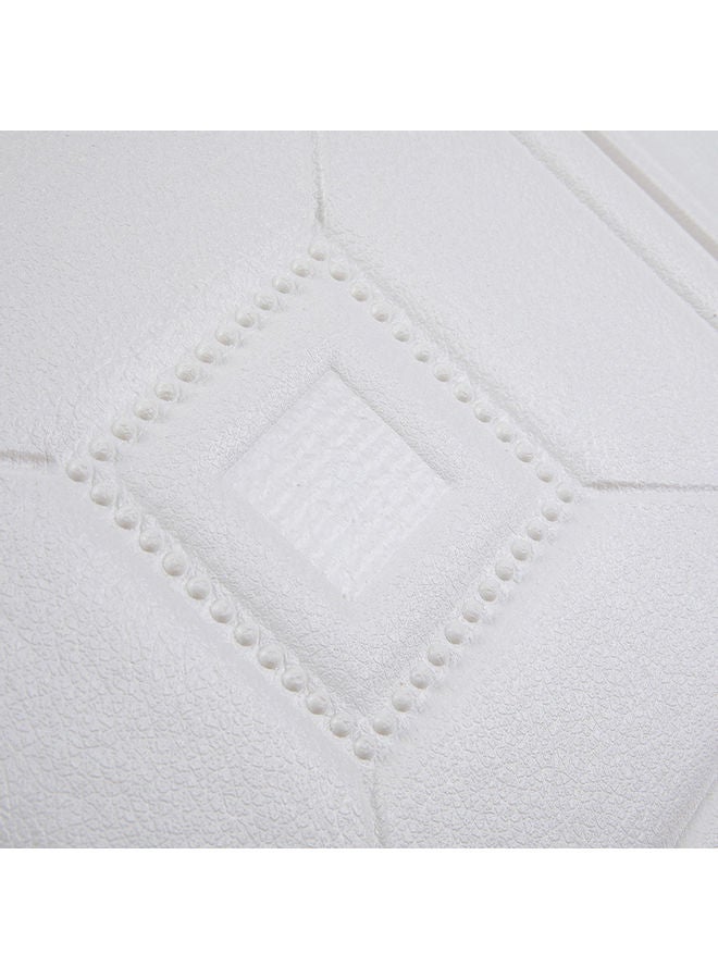 شاربدو ملصقات جدارية للزينة ثلاثية الأبعاد للمنزل أبيض - Image 3