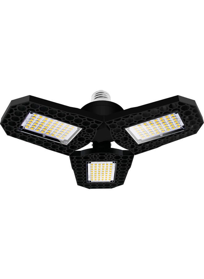LED garage light folding trefoil light White - Image 1