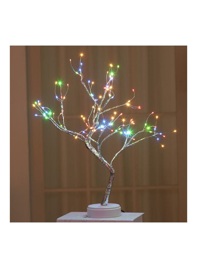 lights led copper wire lights tree lights color 108 lights-Fire Tree Silver Flower white 33*4*17cm - Image 1