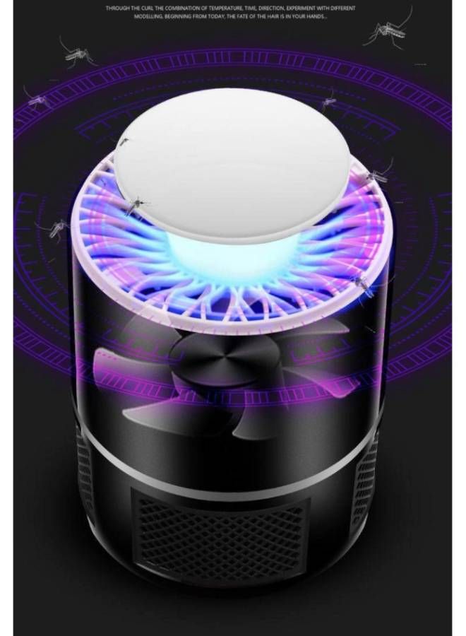 قاتل بعوض كهربائي مزود بمصباح جاذب للحشرات ومنفذ USB أسود 365جرام  - Image 3