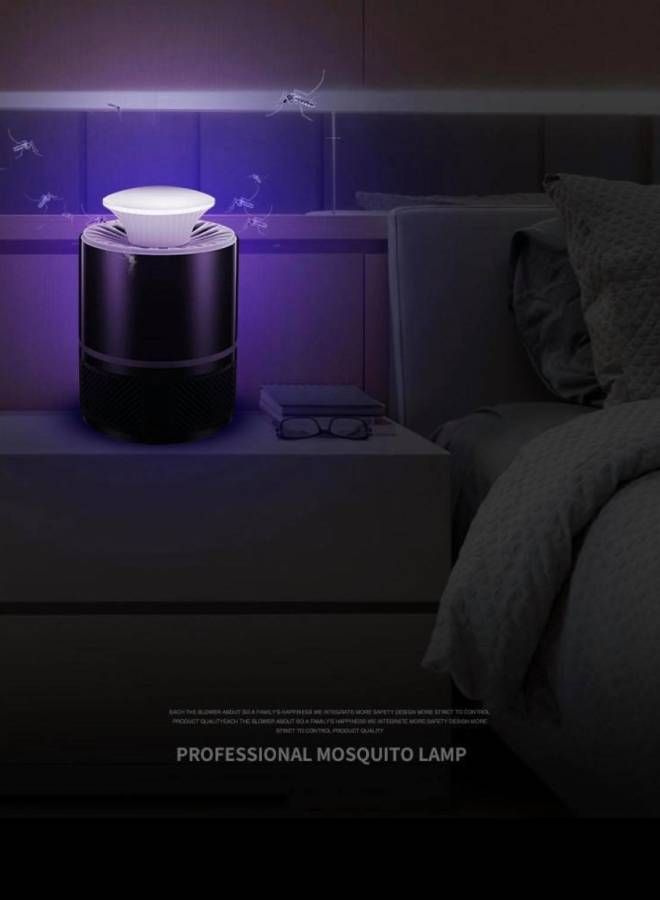قاتل بعوض كهربائي مزود بمصباح جاذب للحشرات ومنفذ USB أسود 365جرام  - Image 4