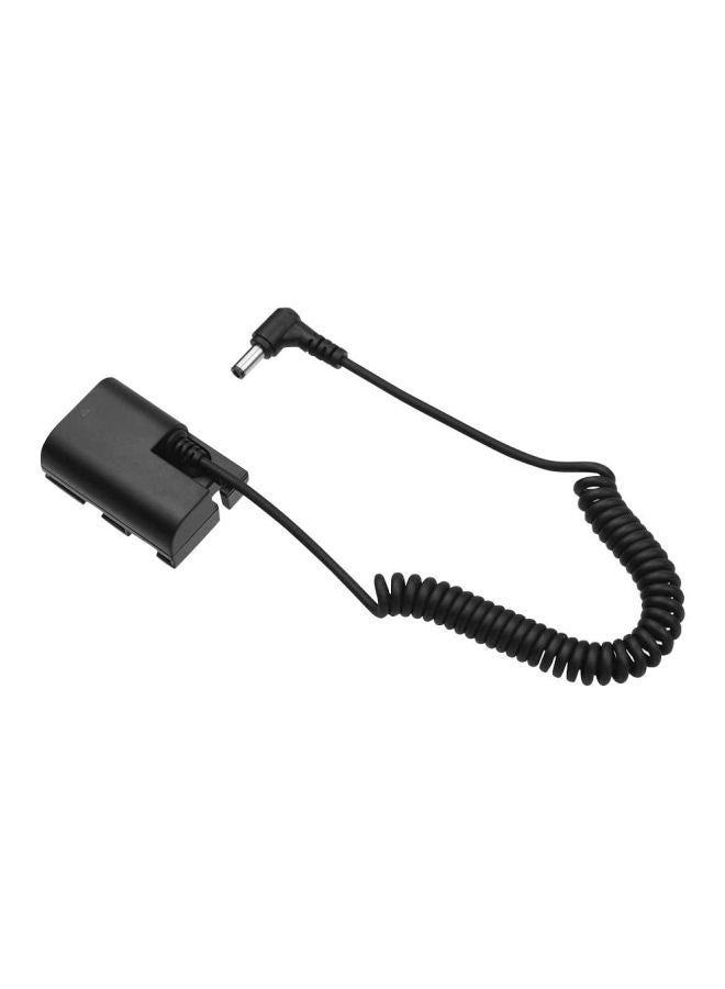 أندوير كابل بطارية ملفوف بديل لكاميرات كانون الرقمية بعدسة أحادية عاكسة 5D2/5D3/5D4/6D/6D2/60D/7D/7D2/70D/80D5 أسود - Image 2