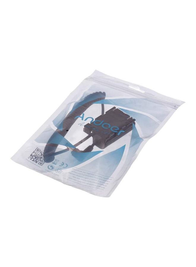 أندوير كابل بطارية ملفوف بديل لكاميرات كانون الرقمية بعدسة أحادية عاكسة 5D2/5D3/5D4/6D/6D2/60D/7D/7D2/70D/80D5 أسود - Image 4