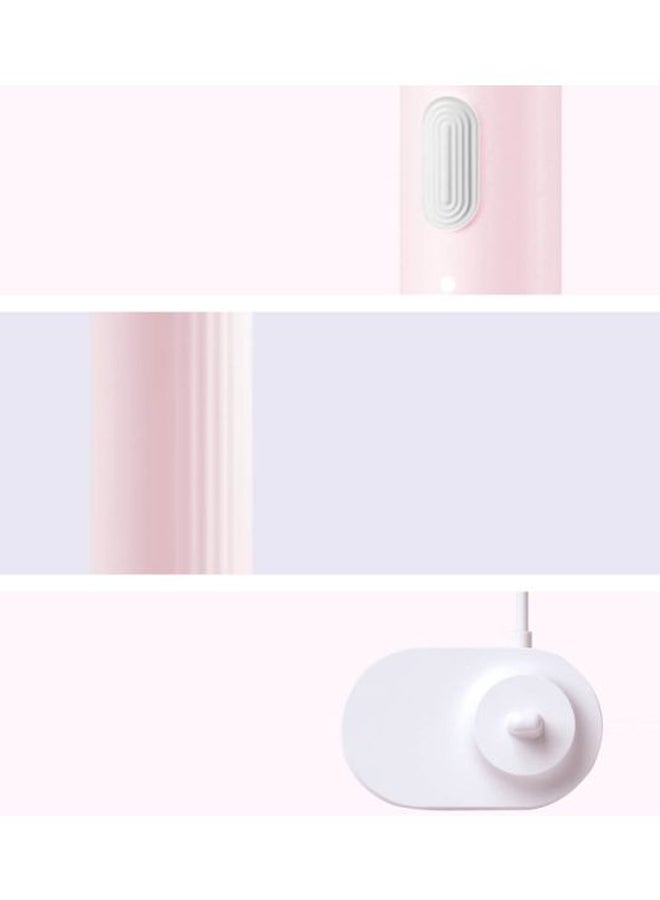 شاومي طقم فرشاة أسنان دكتور باي سونيك الكهربائية وردي/أبيض - Image 3