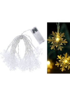 Snowflake String Light Warm White 13x4.5x8cm - v1606402255/N42622926A_1