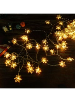 Snowflake String Light Warm White 13x4.5x8cm - v1606402255/N42622926A_4