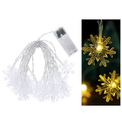 Snowflake String Light Warm White 13x4.5x8cm - v1606402257/N42622926A_5