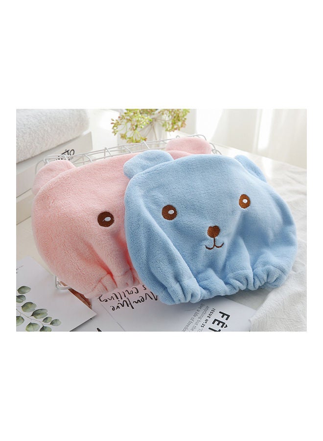 Absorbency Hair-Drying Cap Pink 21.0x20.0x1.0cm - Image 3