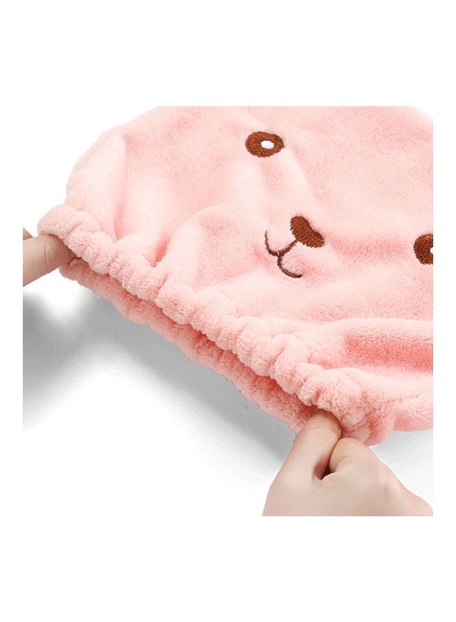 Absorbency Hair-Drying Cap Pink 21.0x20.0x1.0cm - Image 5