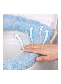 Generic Toilet Seat Cover Light Blue 30.0x30.0x2.0cm  - Image 4