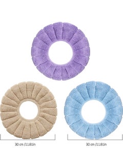 Generic Toilet Seat Cover Light Blue 30.0x30.0x2.0cm  - Image 5