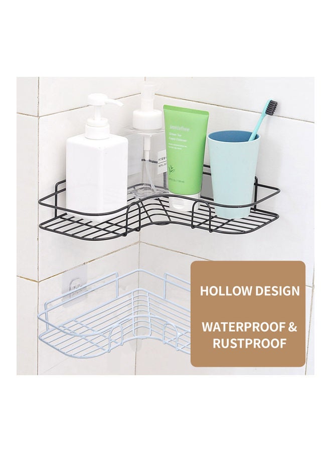 Wall Built-up Corner Shelf White 26.5x26.5x5.8cm - Image 2