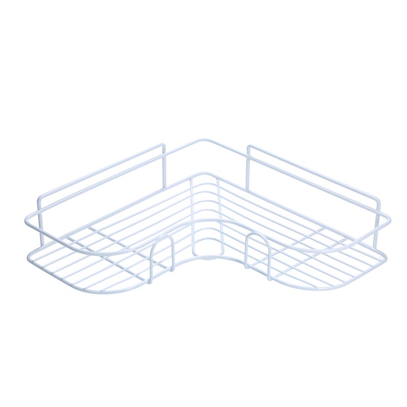 Wall Built-up Corner Shelf White 26.5x26.5x5.8cm - Image 3