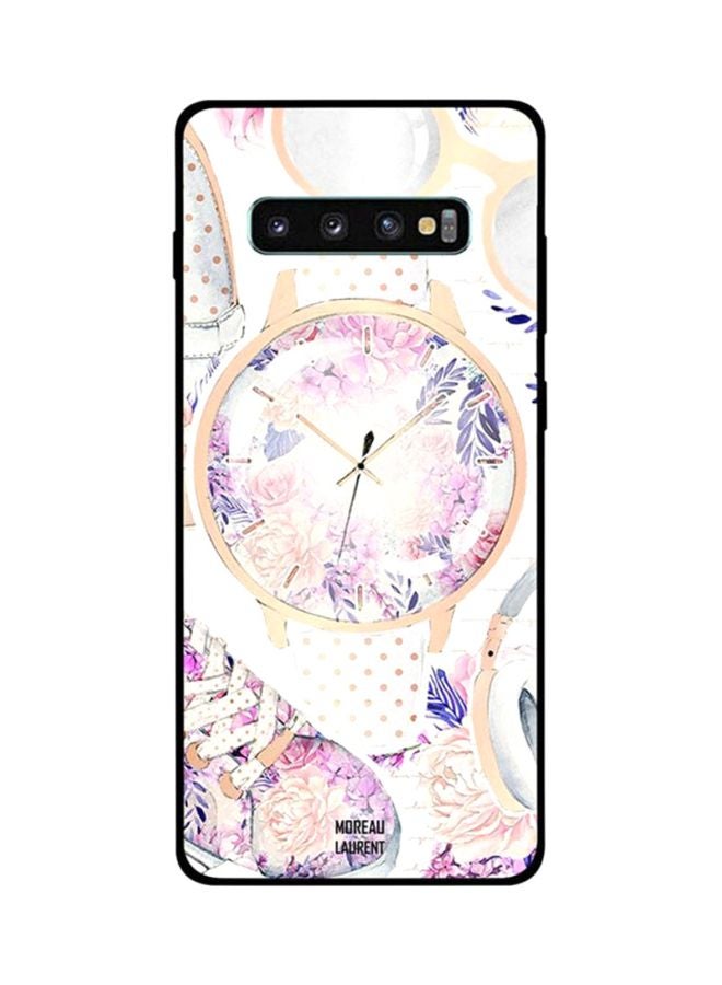Moreau Laurent Protective Case Cover For Samsung Galaxy S10 Plus Floral Watch