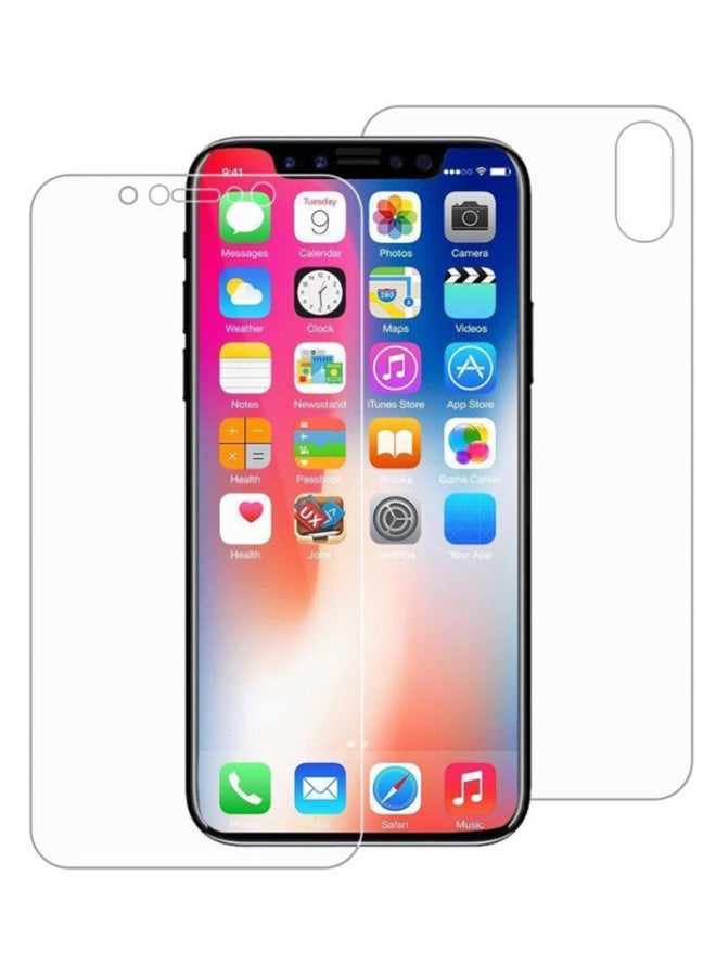 Muzz Tempered Glass Screen Protector For Apple iPhone XS Max Clear 