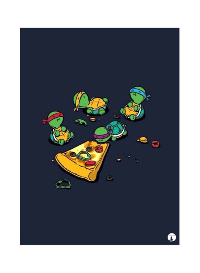 BP Teenage Mutant Ninja Turtles Mouse Pad Blue/Yellow/Green
