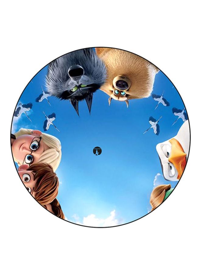 BP Storks Round Mouse Pad Multicolour