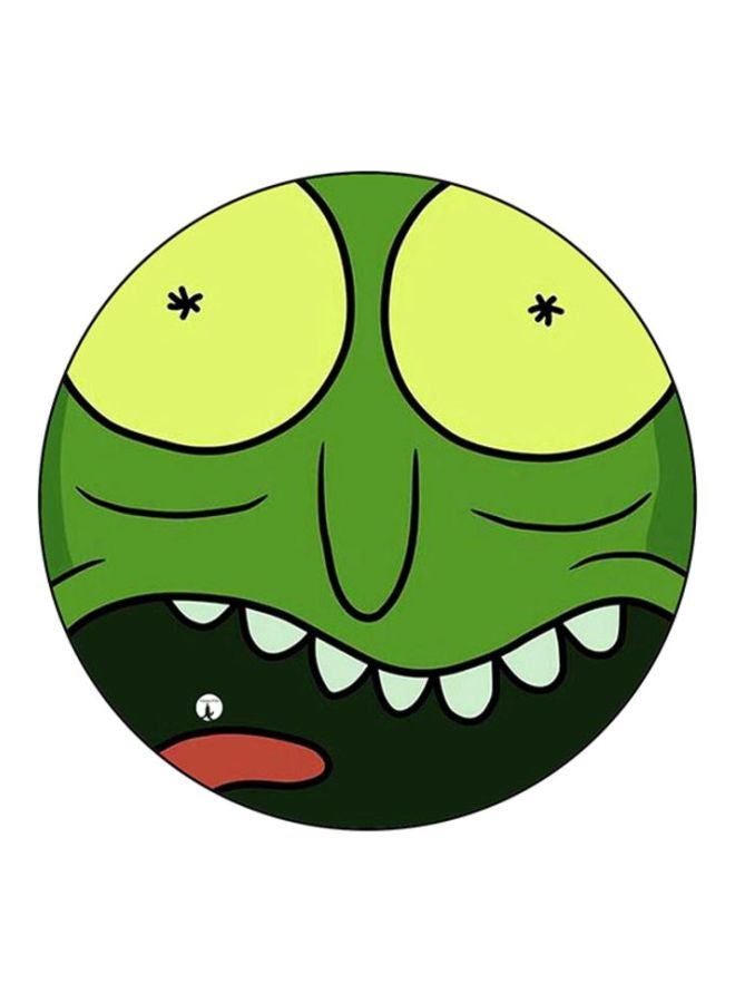 لوح ماوس بطبعة من مسلسل "Rick And Morty" أخضر/أسود/أبيض