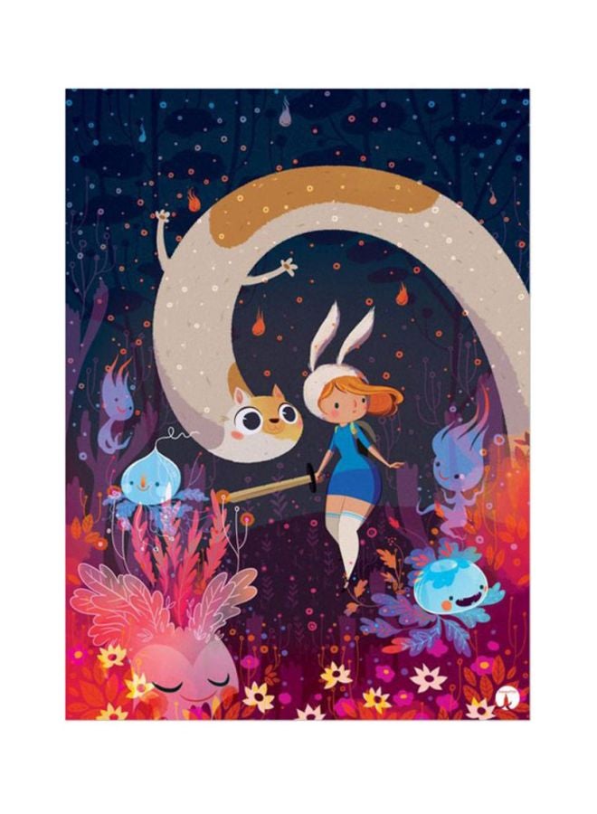 BP Adventure Time Mouse Pad Blue/Purple/Pink