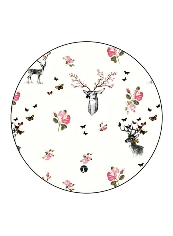 BP Printed Mouse Pad White/Pink/Grey