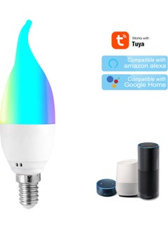 WiFi LED Smart Bulb E14 White 11.5*4.5*4.5cm