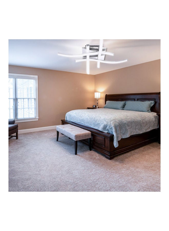 Four-pronged ceiling light Four-pronged wave light 24W warm white light Warm white 37*8*15cm  - Image 2