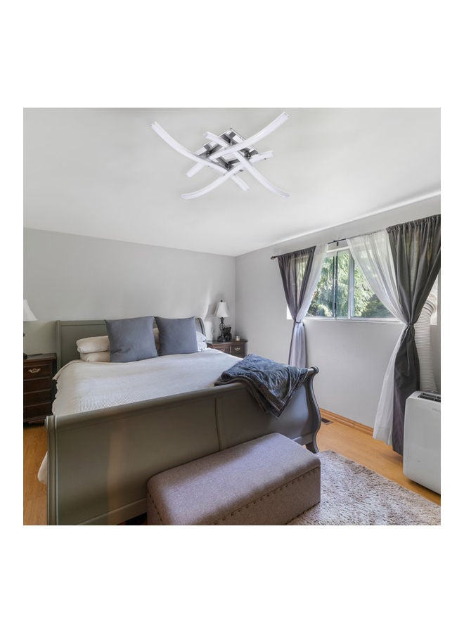 Four-pronged ceiling light Four-pronged wave light 24W warm white light Warm white 37*8*15cm  - Image 5
