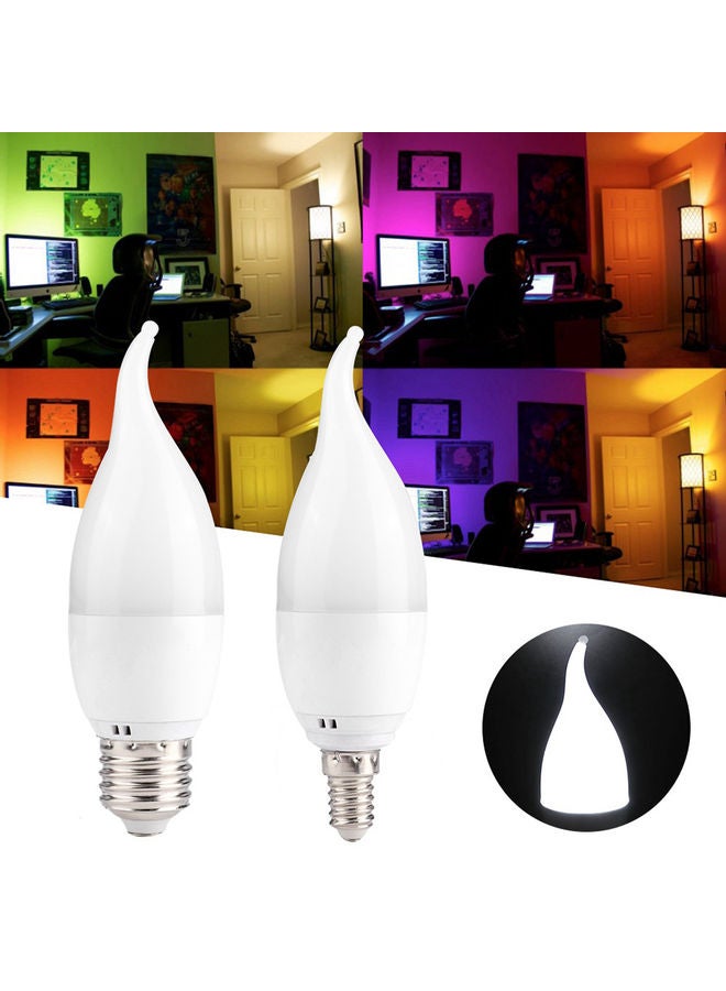 Generic - WiFi LED Smart Bulb E14 White 11.5*4.5*4.5cm - Image 1