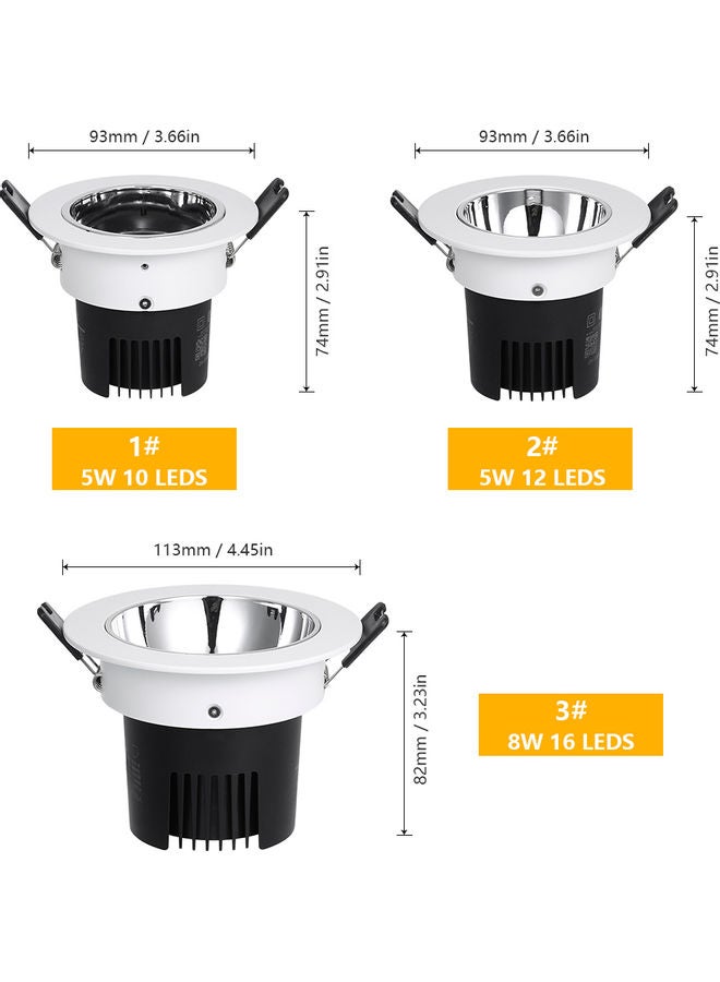 Yeelight Color Temperature Spot Light M2 Model: YLTS04YL White 11*8.7*11cm  - Image 5