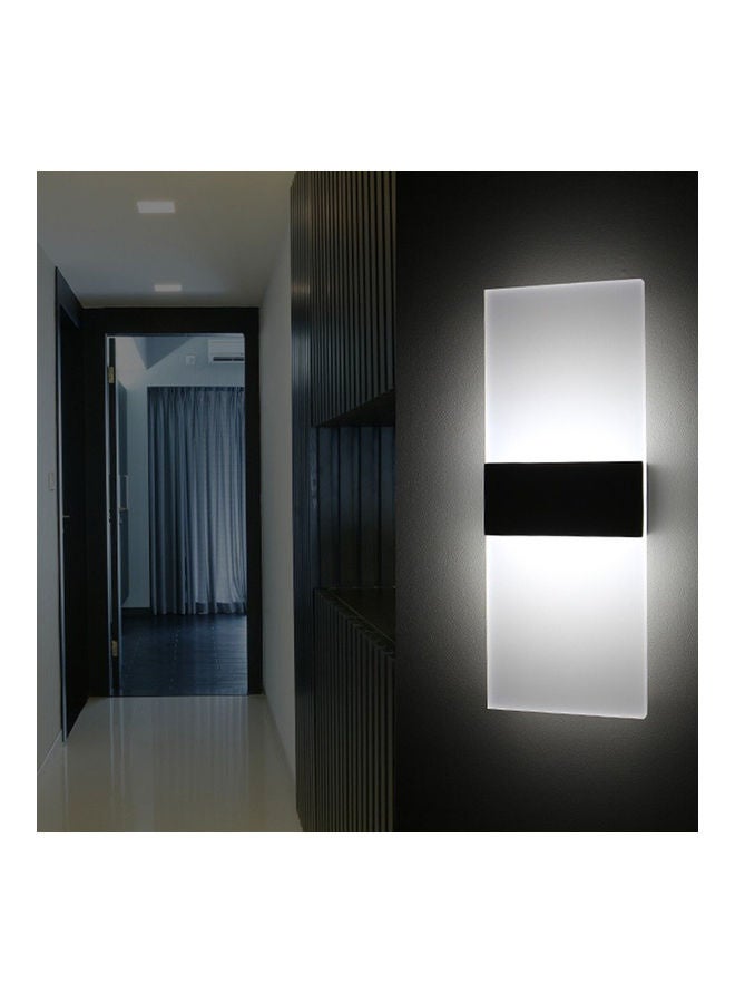 Generic - Rectangle Shape Acrylic LED Wall Lamp 6W White 30.5*4.5*11.5cm - Image 1