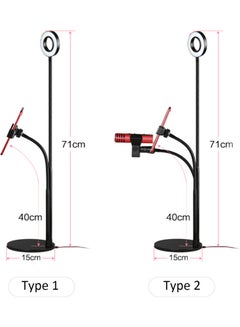 Generic DC5V 15W 24 LEDs 3.5Inches R-ing Selfie Light  FX305-1 43*5.5*26cm Black  - Image 4